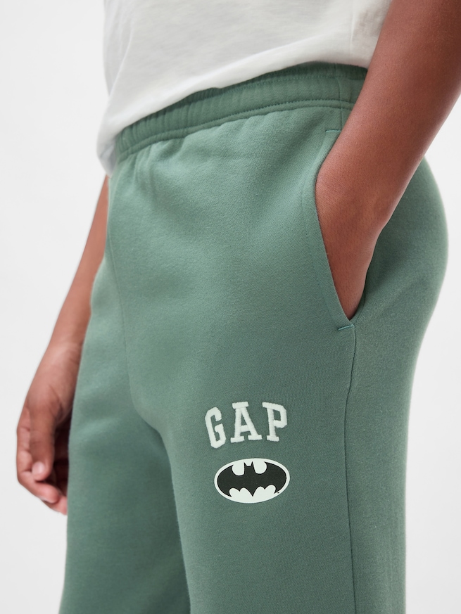 DC™ バットマン ヴィンテージソフト GAPロゴ ジョガーパンツ (キッズ)-3