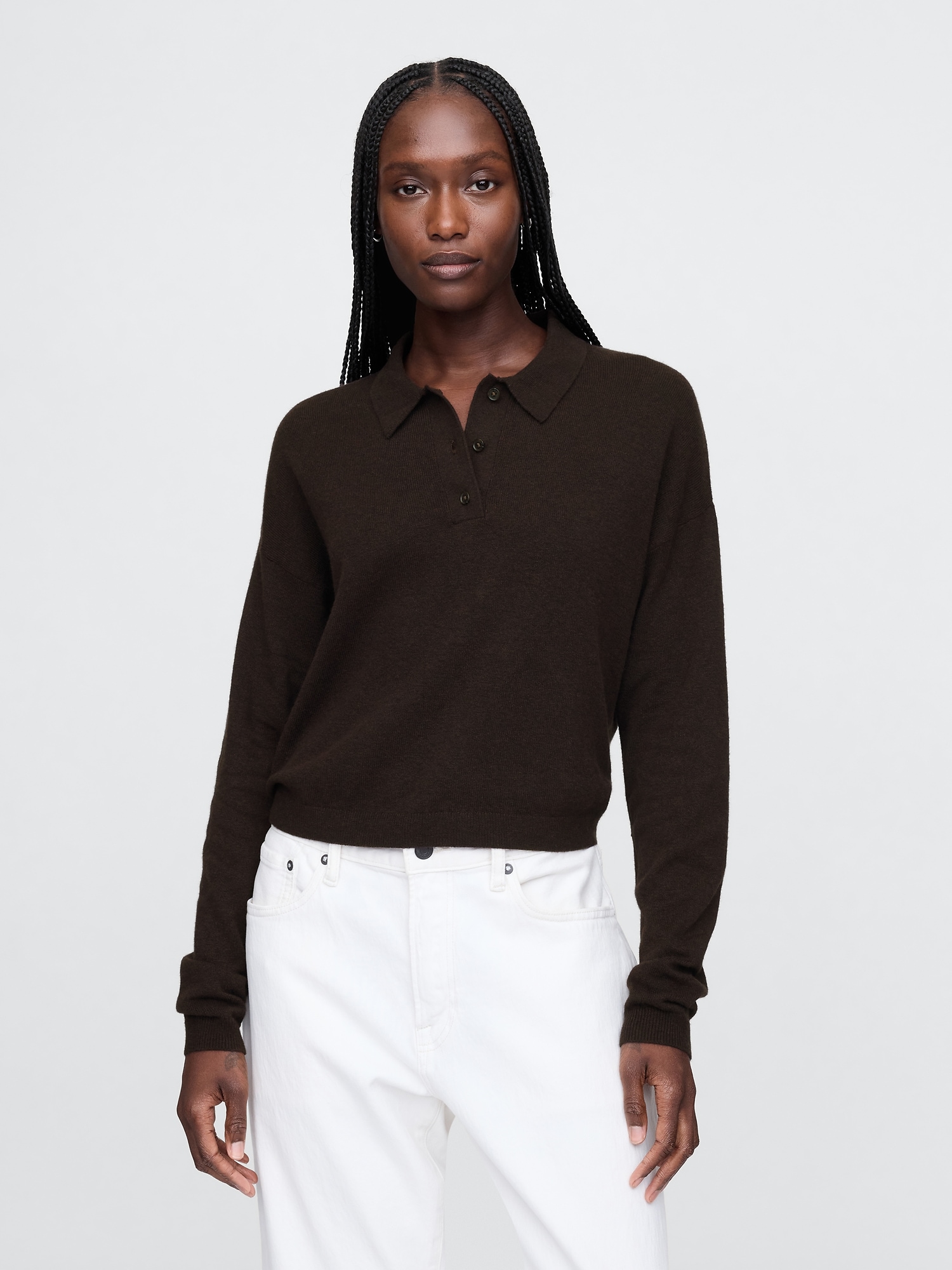 GAP × Malbon クロップド ポロセーター Gap × Malbon クロップド ポロセーター（ポロシャツ）｜GAP