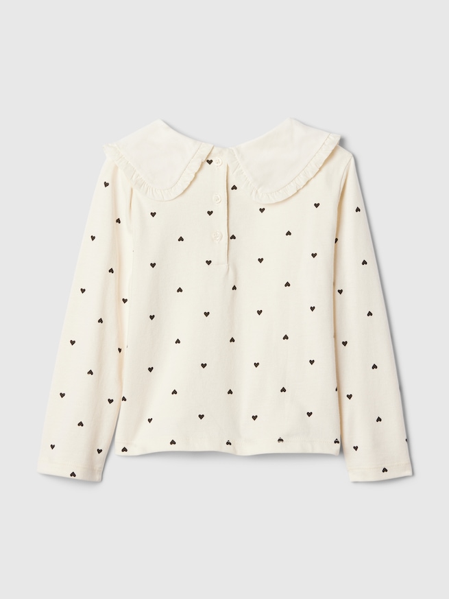 babyGap ラッフルフリル カラーTシャツ-2