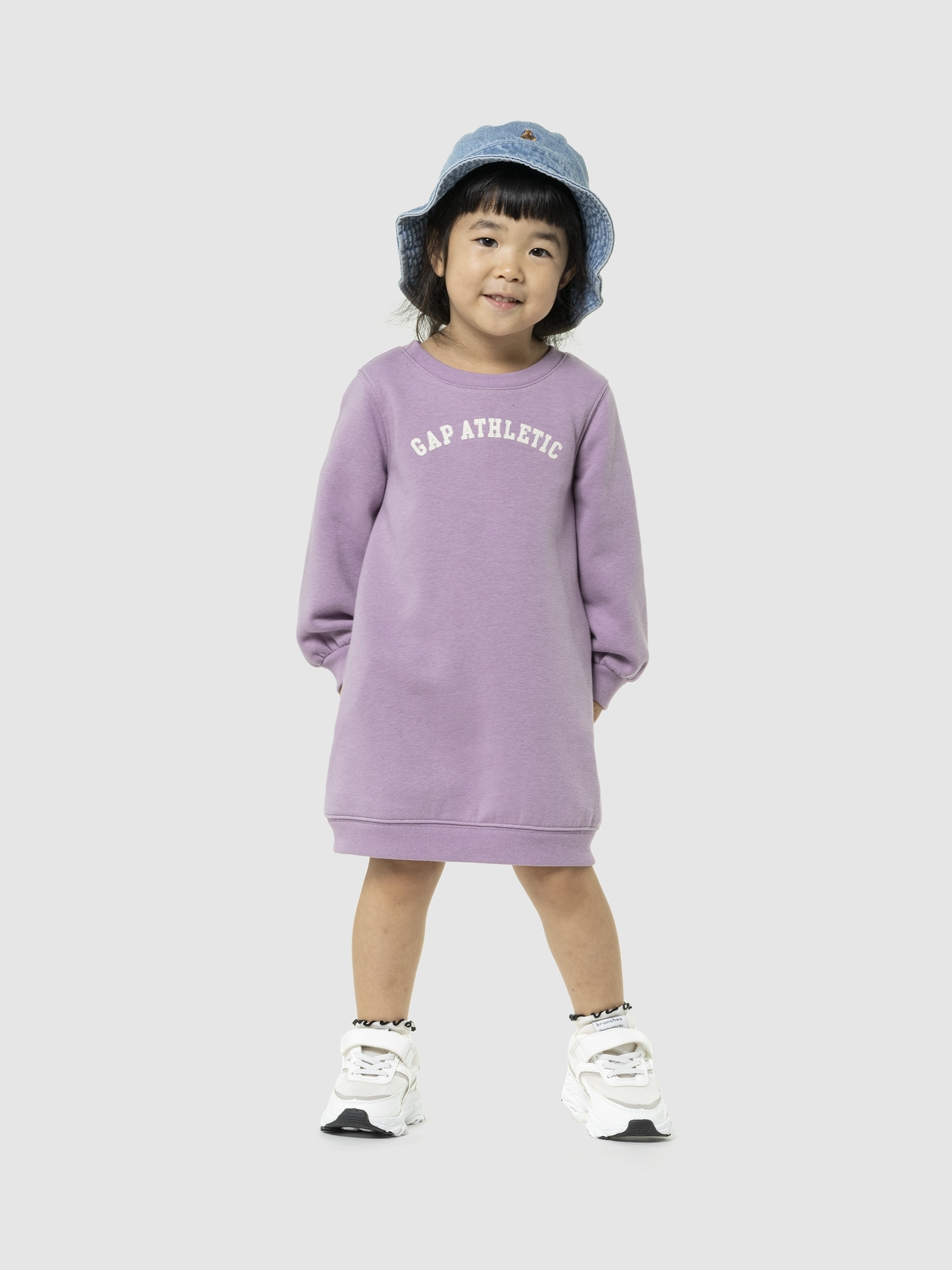 Babygap Gapアスレチックロゴ スウェットワンピース