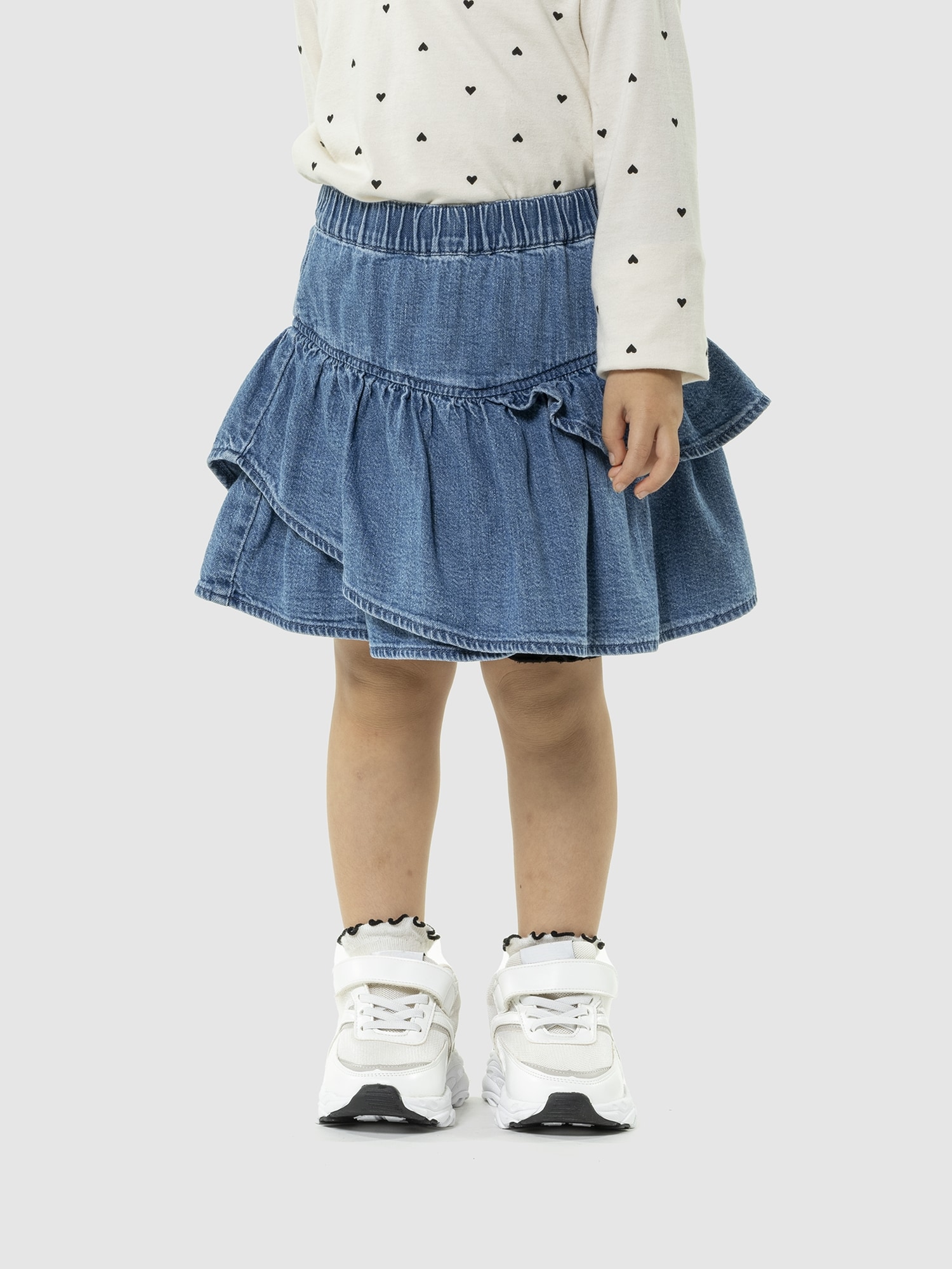 Babygap デニム ラッフルフリルスカート