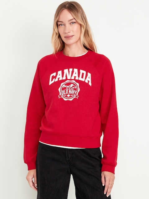 Vintage Canada Logo-Graphic Sweatshirt