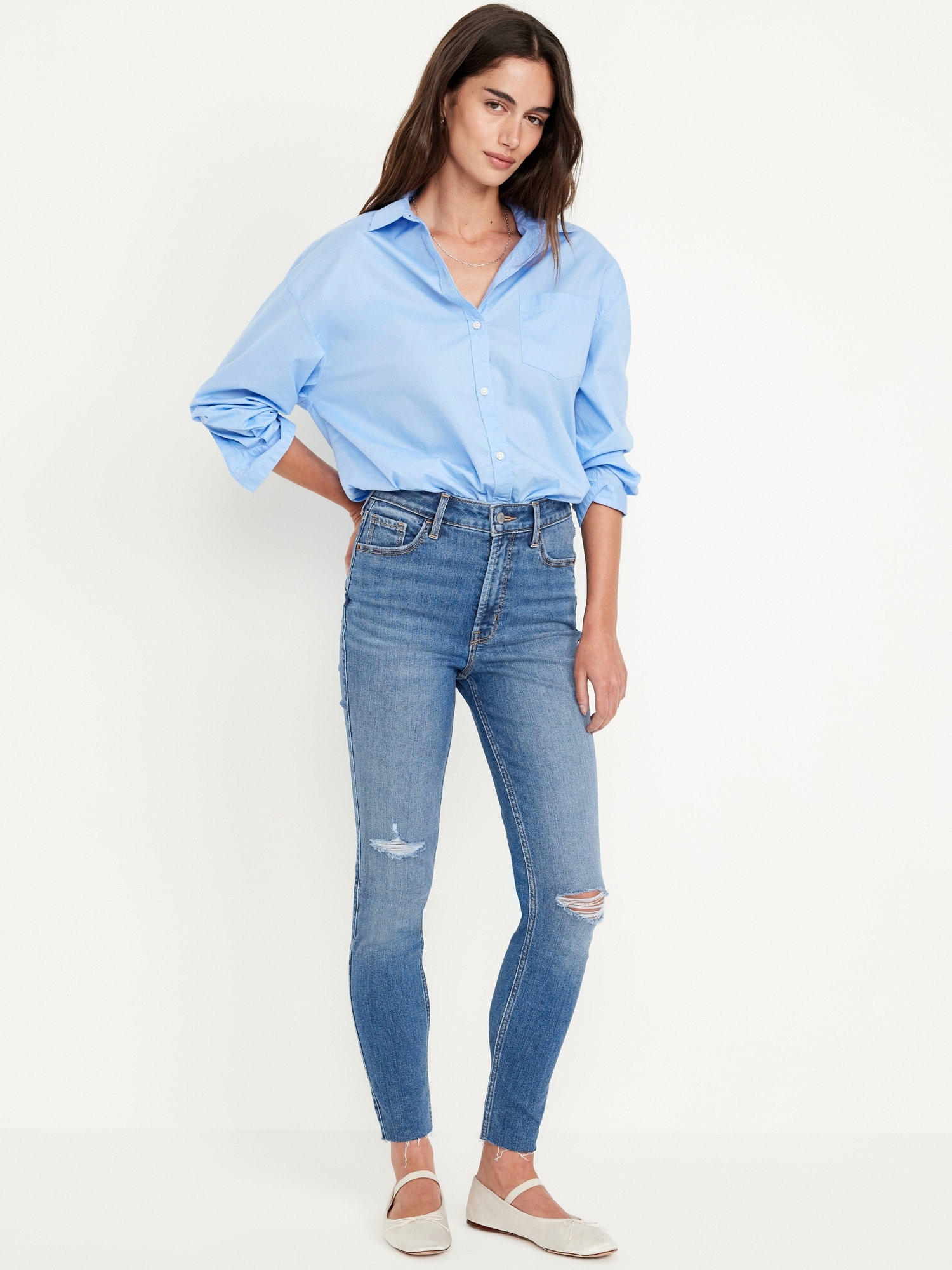 JEAN ROCKSTAR SUPER AJUSTÉ À EXTENSIBILITÉ 360° À TAILLE TRÈS HAUTE