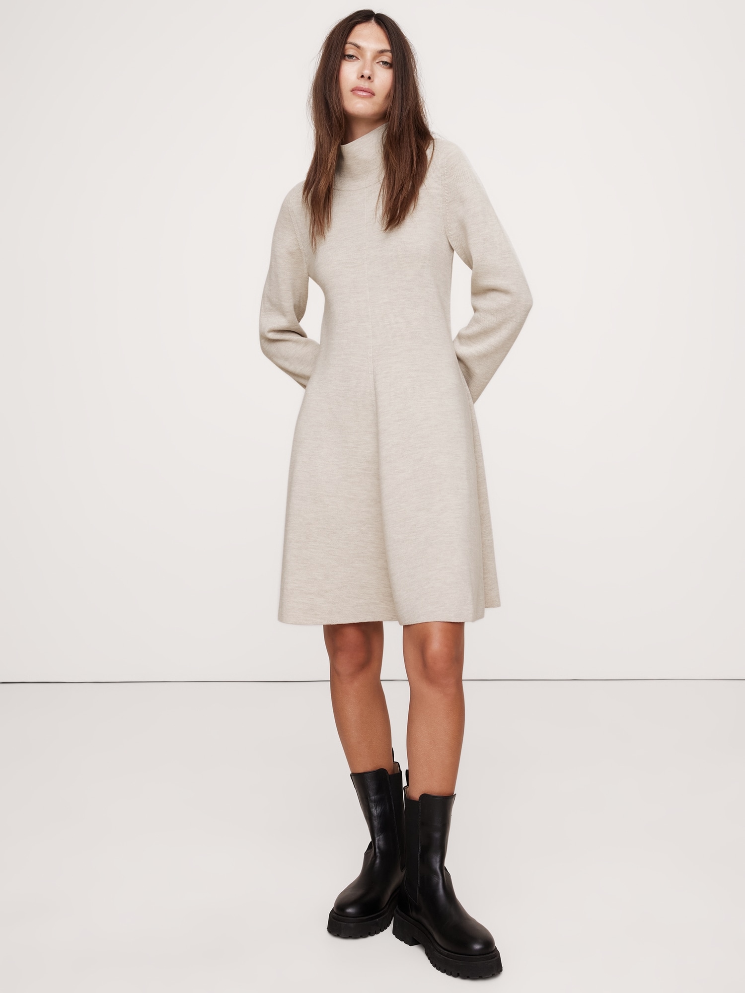 navy blue dress for baby girl A Winter White Party Dress (You Won't Overheat In) main image 0