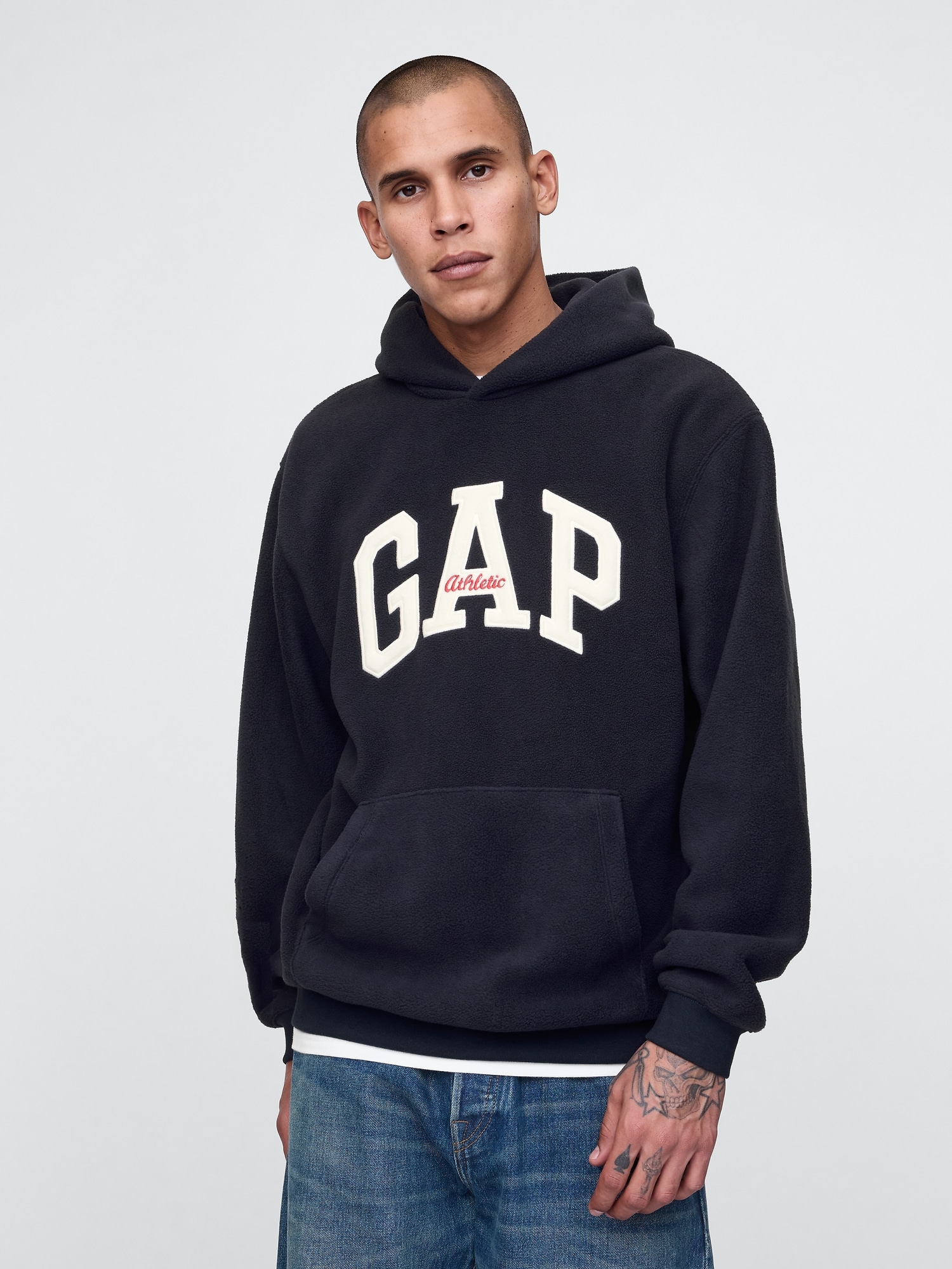 Gap Athletic ポーラフリース ロゴ パーカー