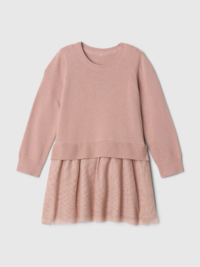 babyGap 2in1 ニットチュールワンピース-1