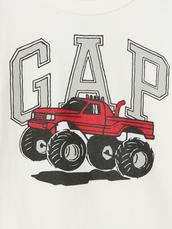 babyGap ブラナン フェイバリット グラフィック GAPロゴTシャツ-2