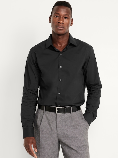 CHEMISE HABILLÉE EMBLÉMATIQUE PRO PERFORMANCE, COUPE ÉTROITE
