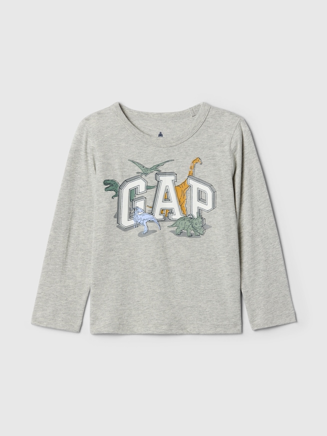 babyGap ブラナン フェイバリット グラフィック GAPロゴTシャツ-0