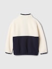 babyGap ボア ハーフジップ プルオーバー-1