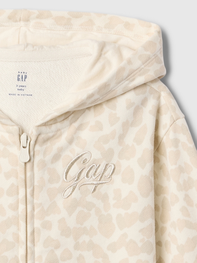 babyGap ヴィンテージソフト GAPロゴ ジップアップパーカー-2