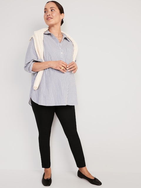 PANTALON DE MATERNITÉ PIXIE À PANNEAU INTÉGRAL, LONGUEUR CHEVILLE