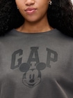 Gap × ディズニー ミッキーマウス クロップド GAPロゴ スウェット・トレーナー-3