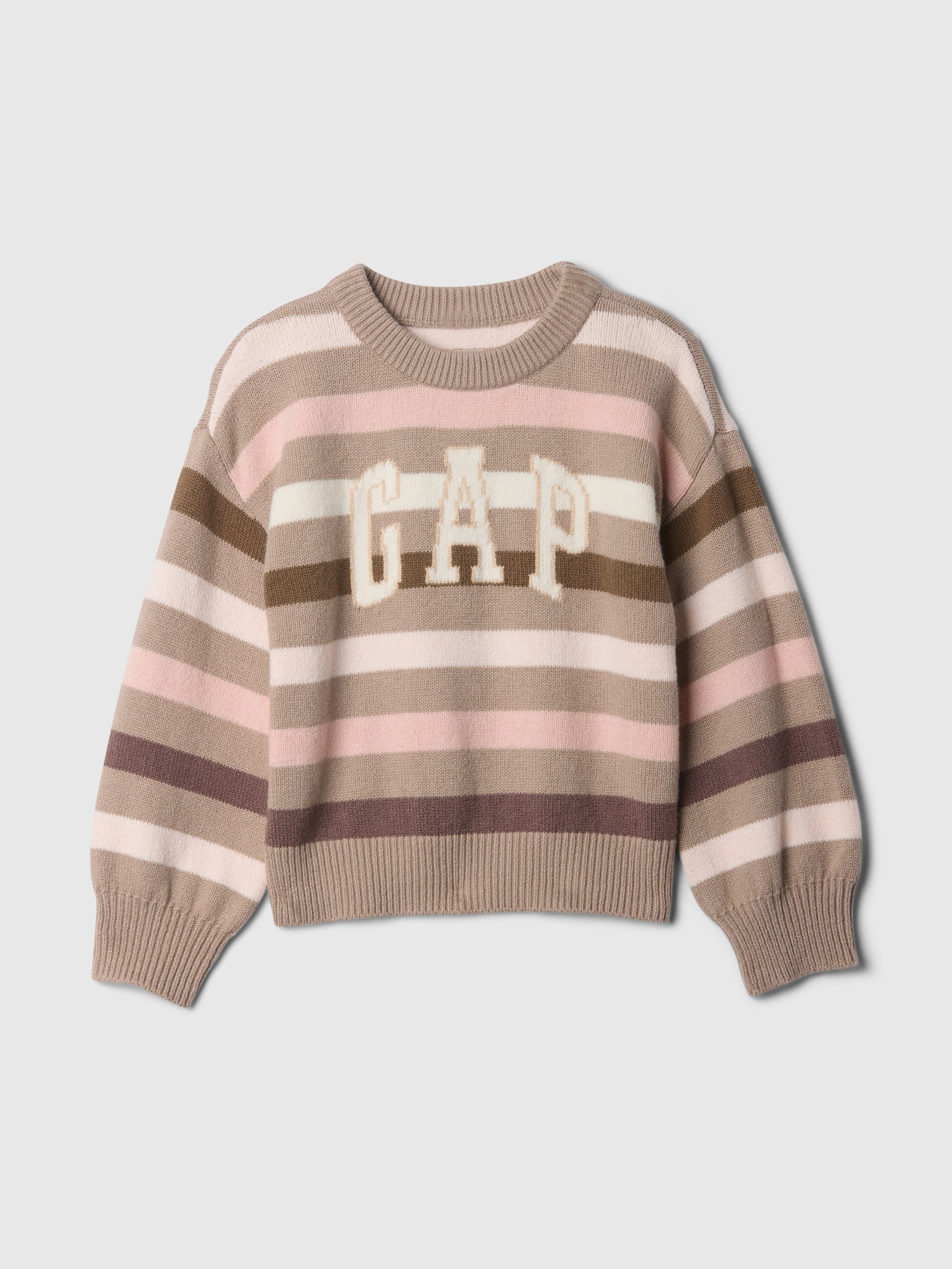 Babygap Cashsoft カシミヤタッチ ストライプ Gapロゴセーター