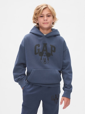 Gap × ディズニー ヴィンテージソフト ミッキーマウス GAPロゴパーカー (キッズ)