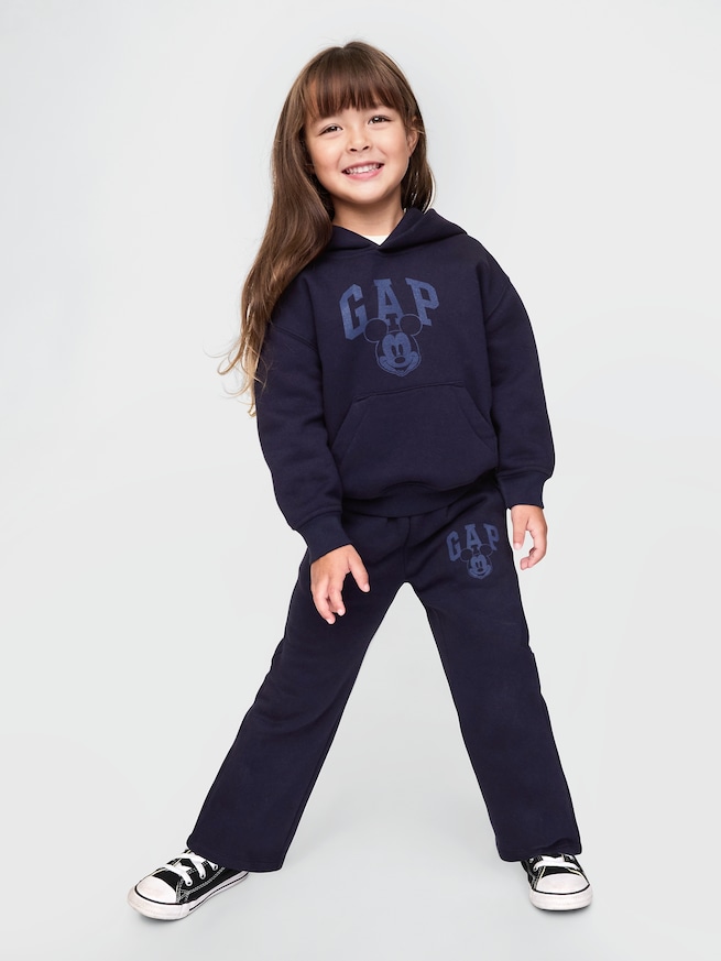 Gap × ディズニー ヴィンテージソフト ミッキーマウス GAPロゴ スウェットパンツ (ベビー)-4