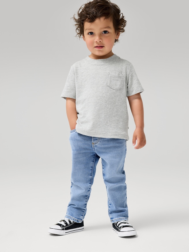 babyGap スリム スーパーソフト プルオンデニム-1