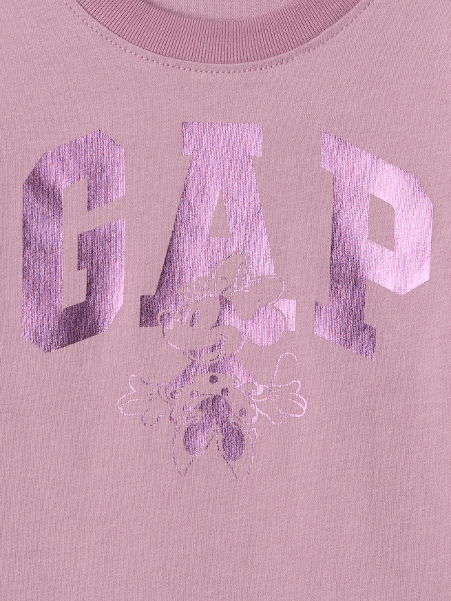 Gap x ディズニー ミニーマウス  GAPロゴ Tシャツ (ベビー)-2