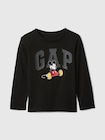 babyGap | ディズニー ミッキーマウス GAPロゴ Tシャツ-0