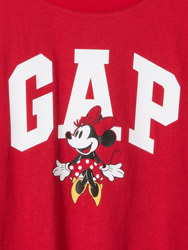 Gap x ディズニー オーバーサイズ GAPロゴ Tシャツ (キッズ)-2