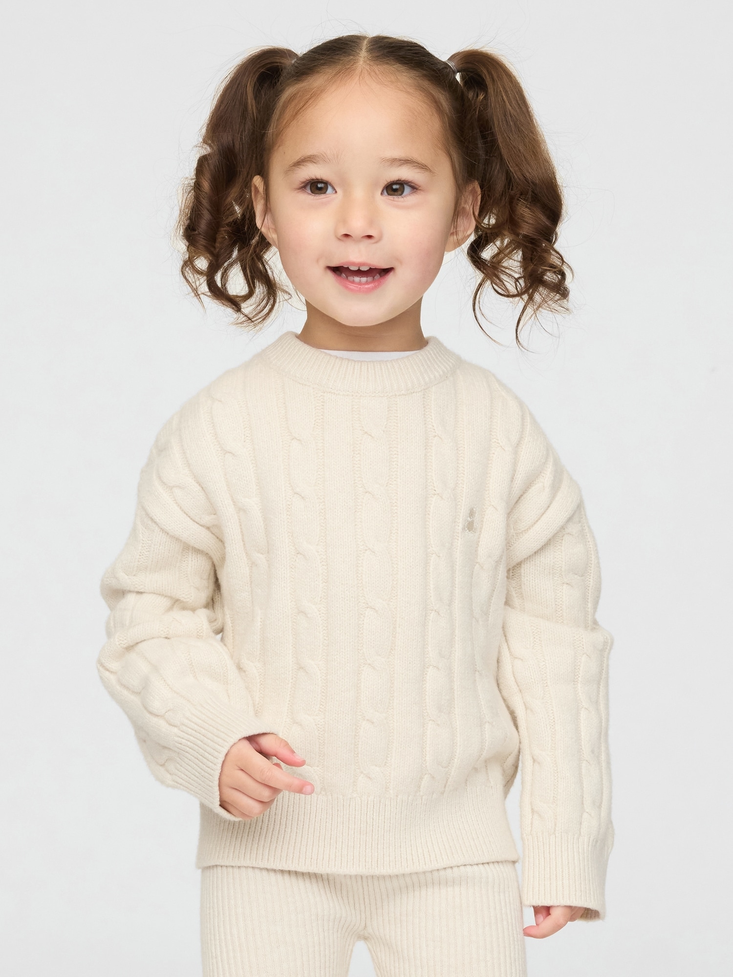 Babygap Cashsoft カシミヤタッチ ケーブルニットセーター