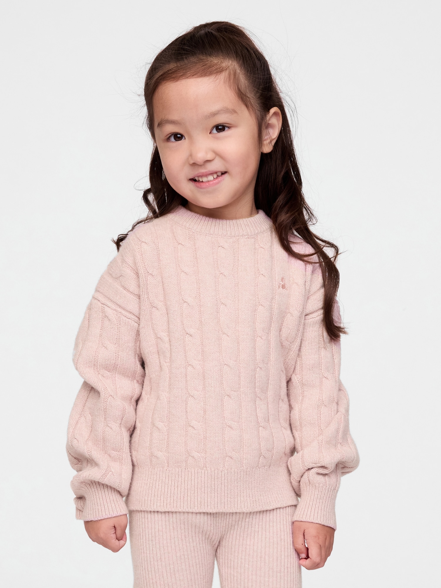 Babygap Cashsoft カシミヤタッチ ケーブルニットセーター