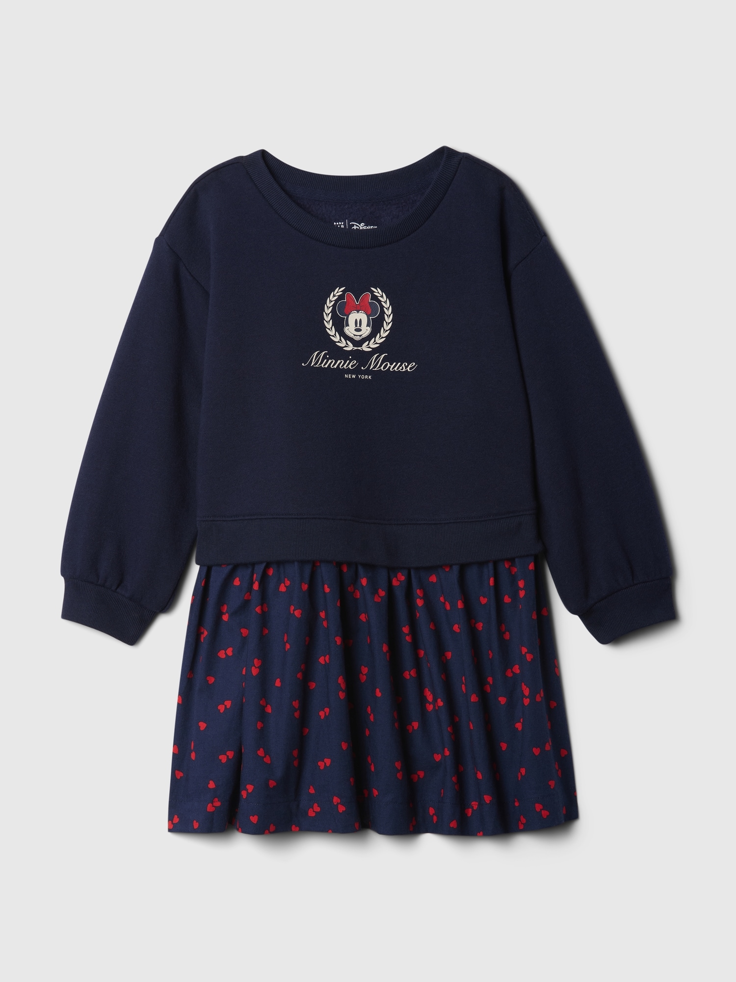 Gap × ディズニー ミニーマウス 2In1 スウェットワンピース (ベビー)