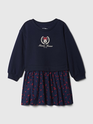 Gap × ディズニー ミニーマウス 2in1 スウェットワンピース (ベビー)