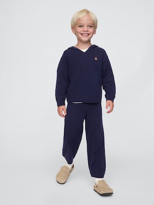 babyGap CashSoft カシミヤタッチ フード付きニットセットアップ