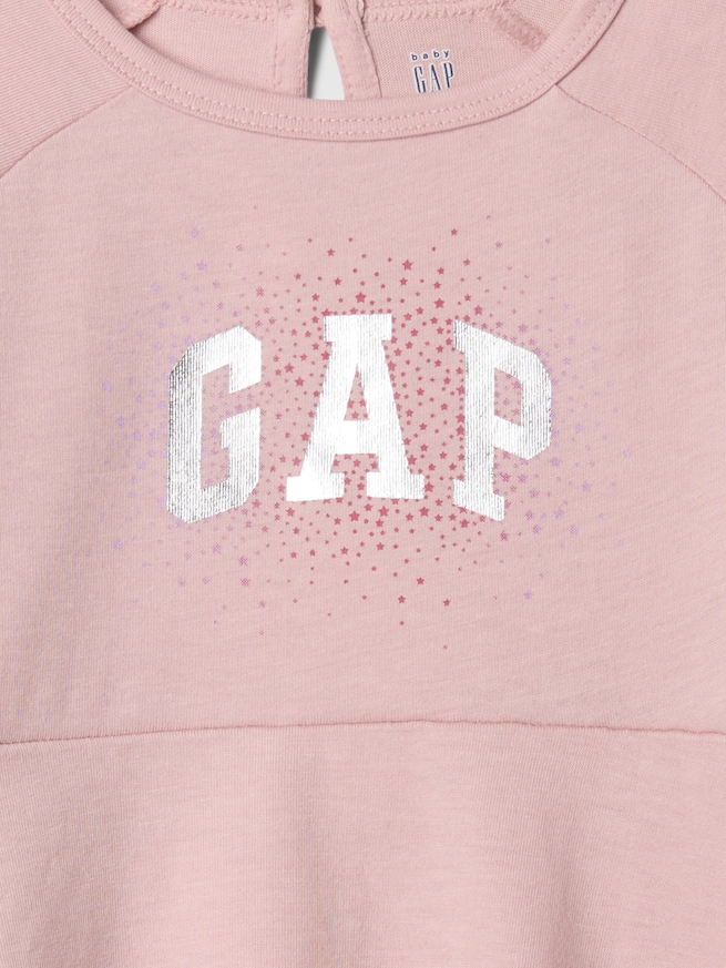 babyGap GAPロゴ ジャージーワンピース-2