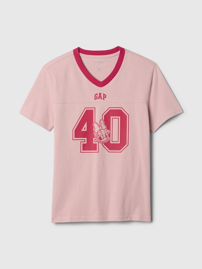 Gap × ディズニー バーシティスタイル GAPロゴTシャツ-3