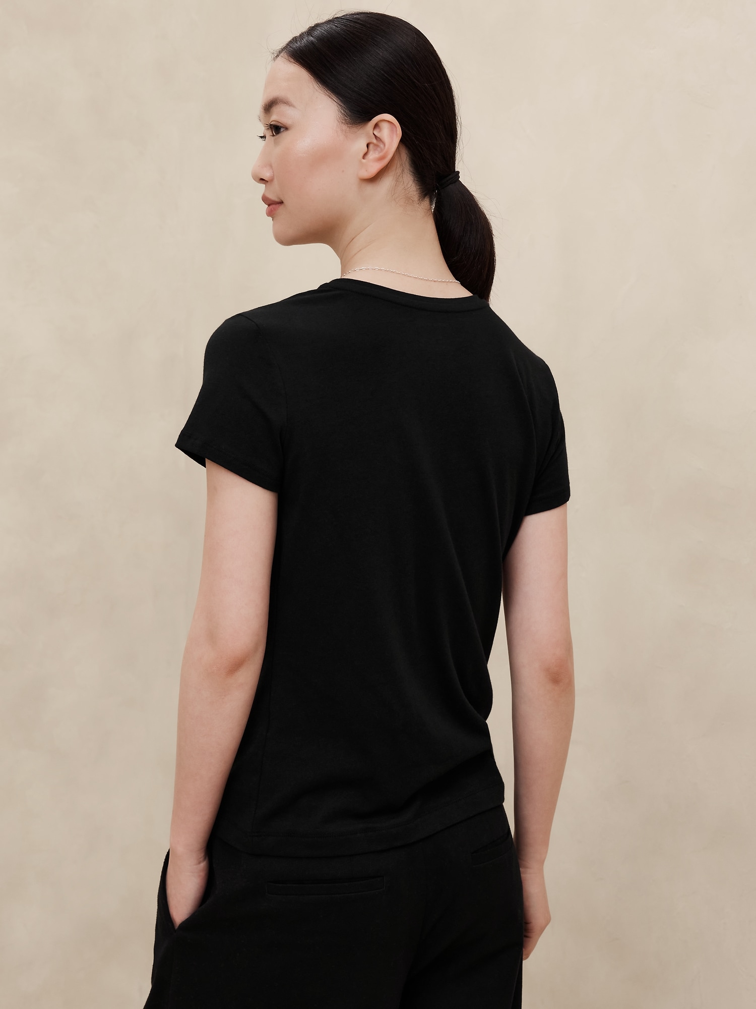 BR ファクトリー タイムレス クルーネック Tシャツ-1