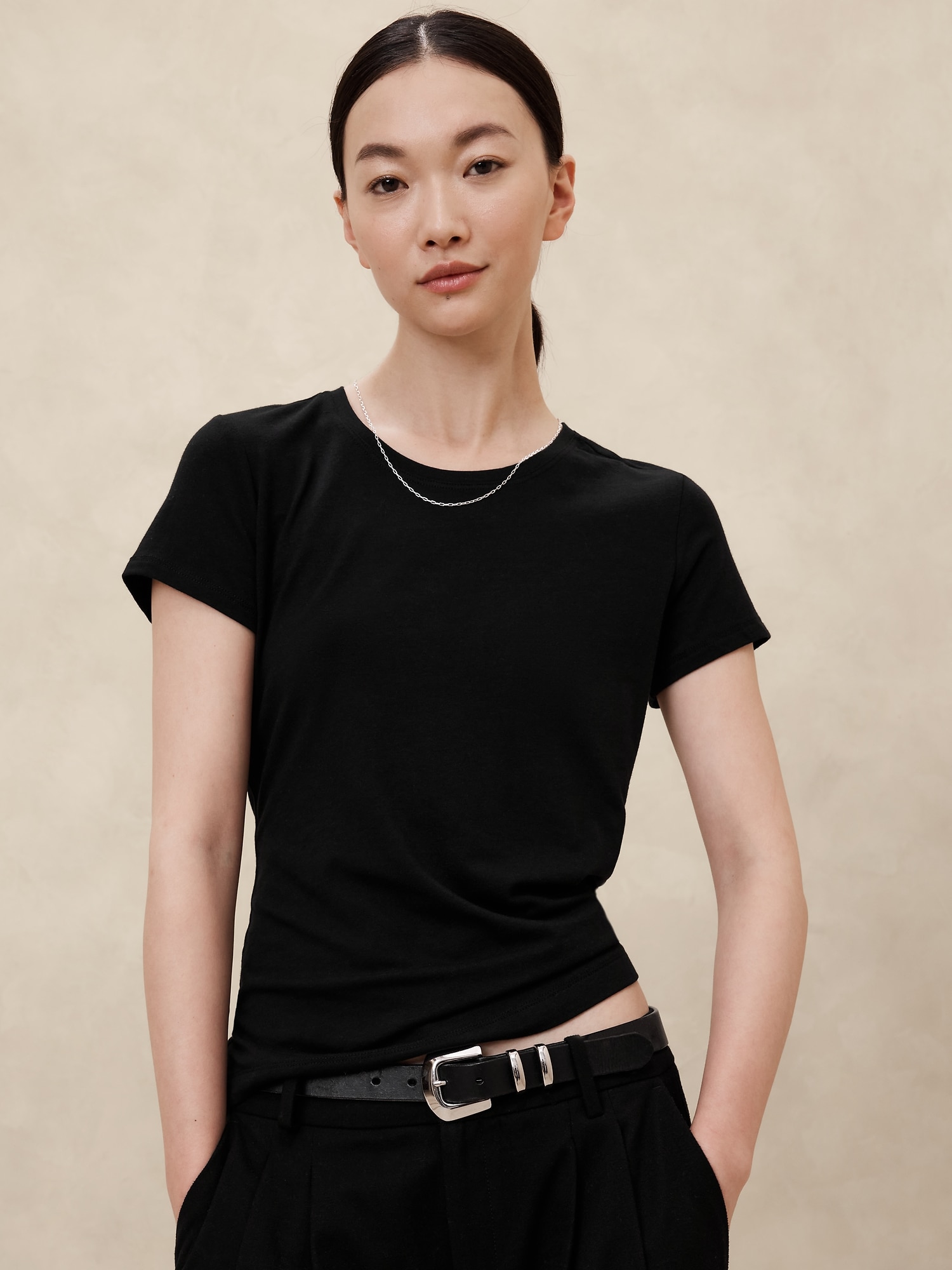 BR ファクトリー タイムレス クルーネック Tシャツ-2