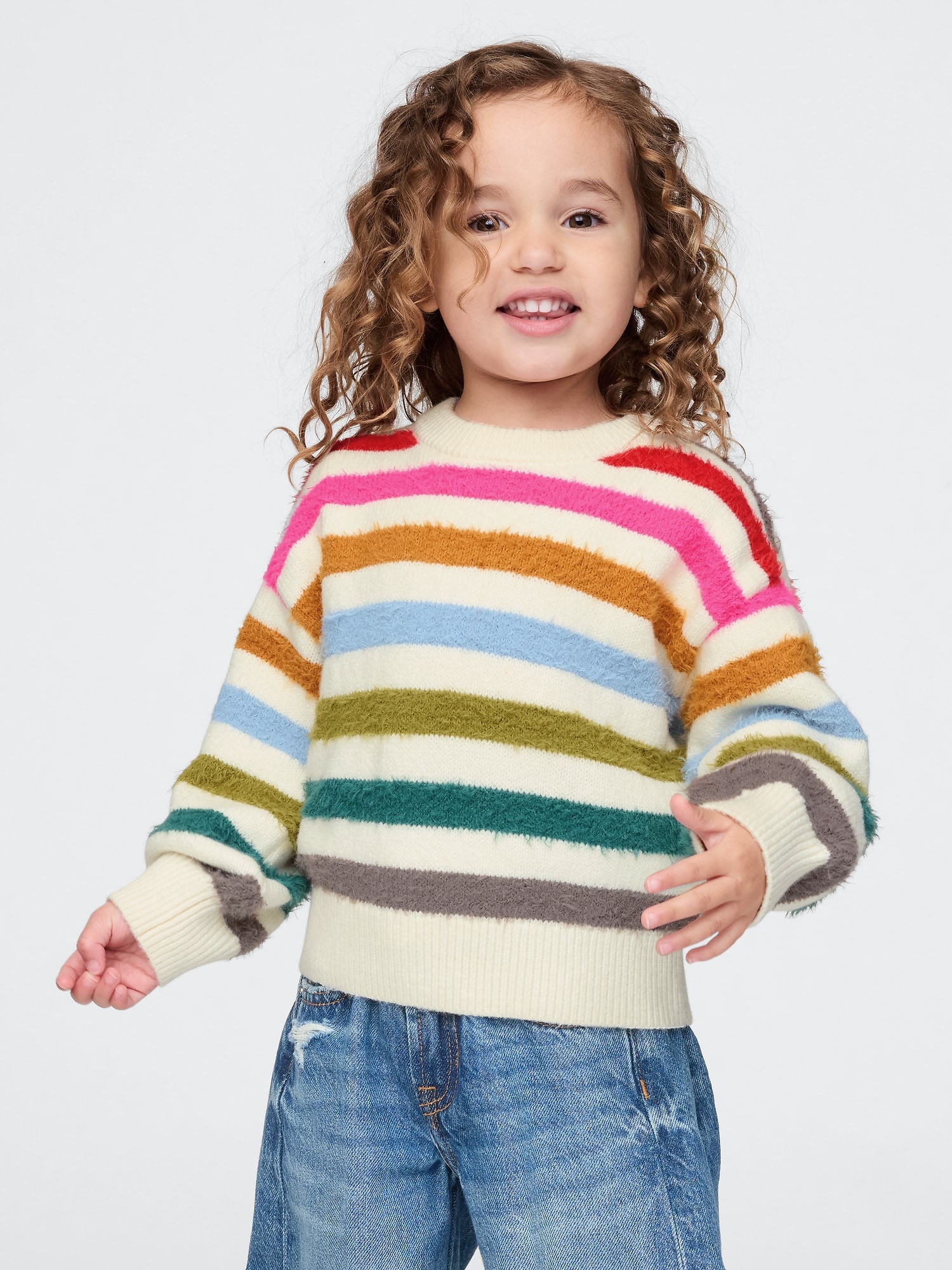 Babygap Cashsoft カシミヤタッチ ケーブルニットセーター