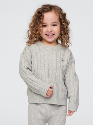 babyGap CashSoft カシミヤタッチ ケーブルニットセーター