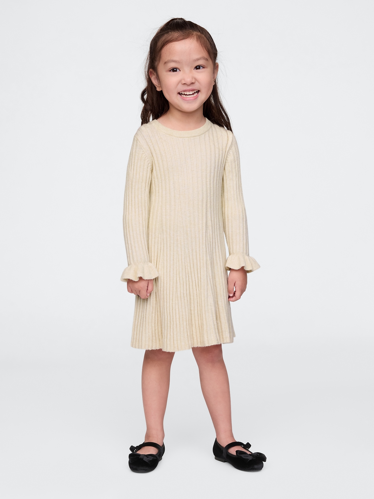 Gap CashSoft カシミヤタッチ リブニットワンピース (幼児・ベビー)