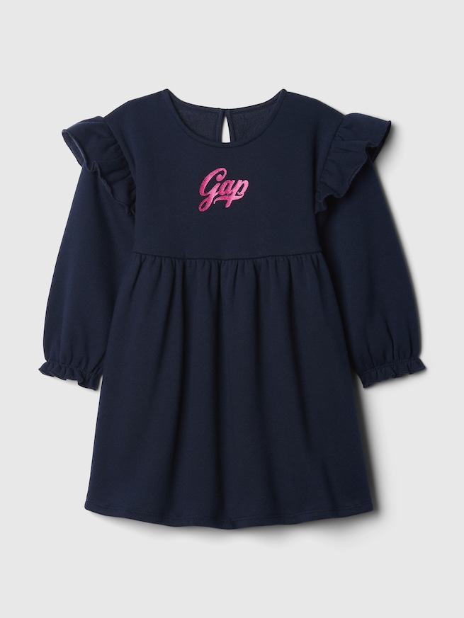 babyGap GAPアーチロゴ スウェットワンピース-0