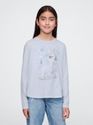 Gap x ディズニー アナと雪の女王 リラックス フリッピースパンコール グラフィックTシャツ (キッズ)-0