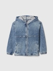 ウルトラソフトデニム フード付きジャケット (キッズ)-4