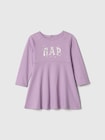 babyGap GAPロゴ ジャージーワンピース-0