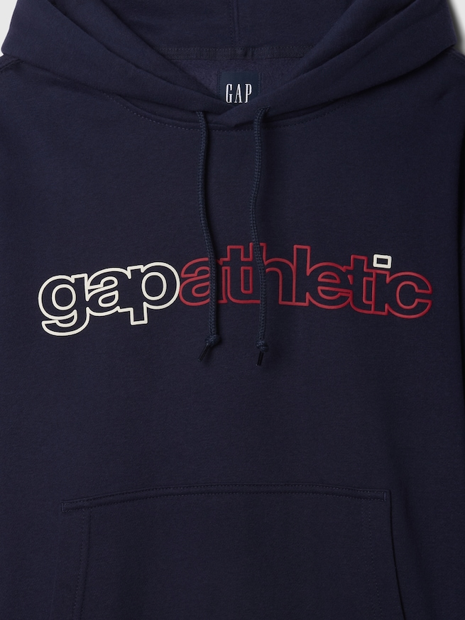 ヴィンテージソフト オーバーサイズ GAP Athleticロゴ パーカー-3