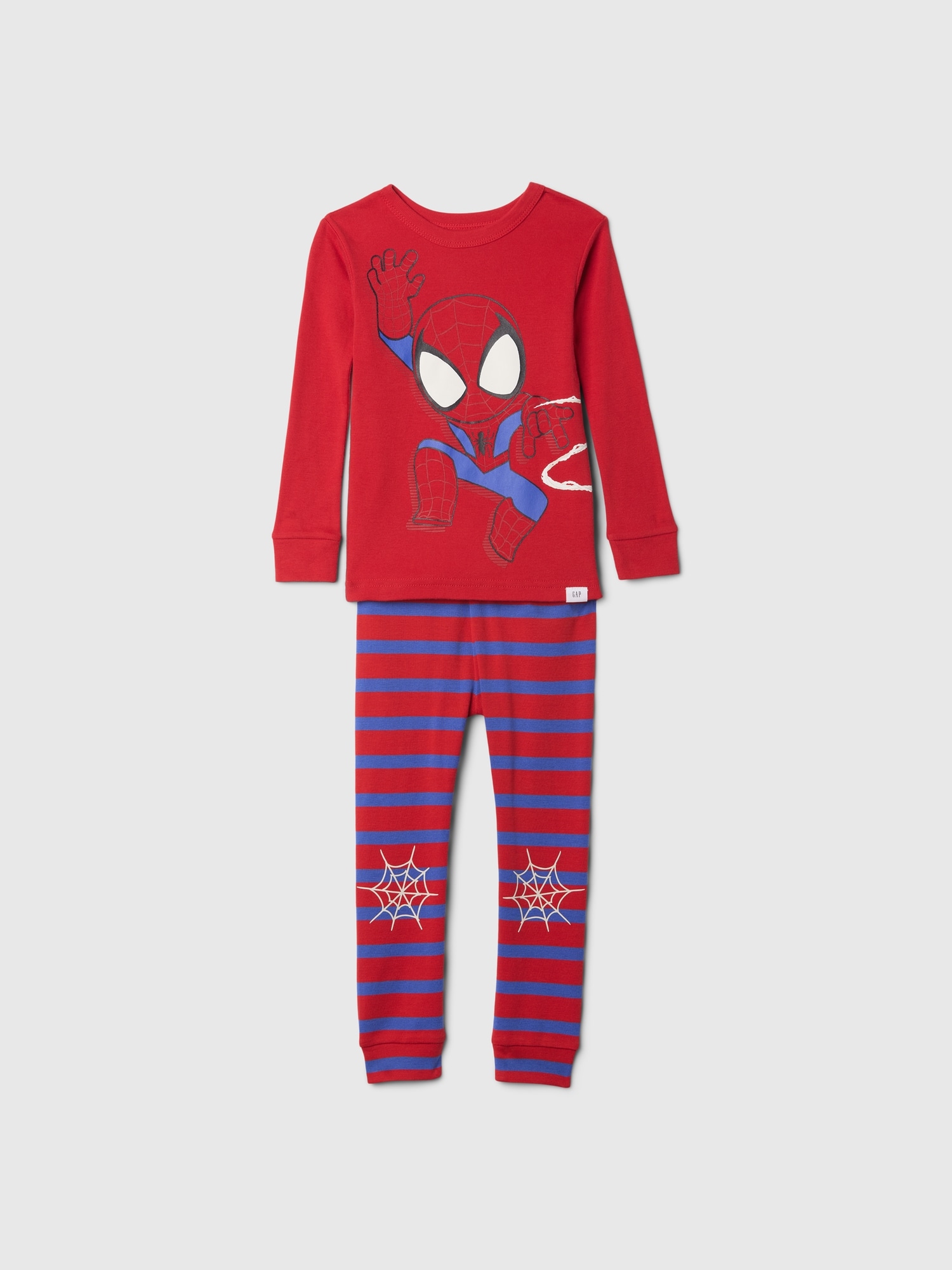 PYJAMA MARVEL EN COTON BIOLOGIQUE BROSSÉ POUR BÉBÉ ET TOUT-PETIT