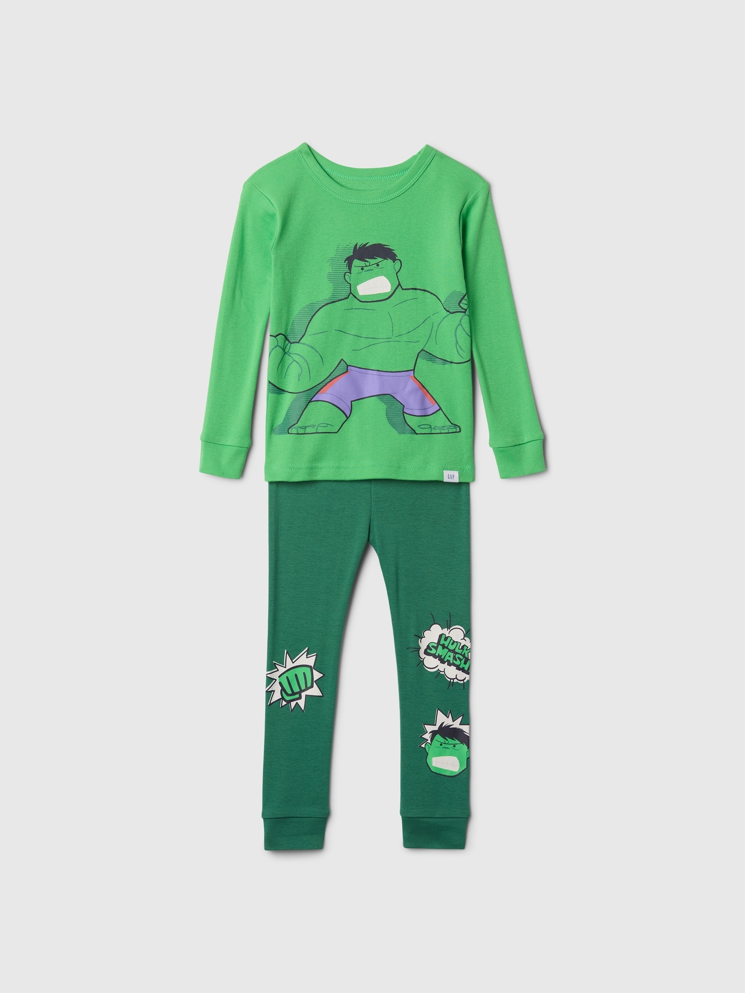 PYJAMA MARVEL EN COTON BIOLOGIQUE BROSSÉ POUR BÉBÉ ET TOUT-PETIT