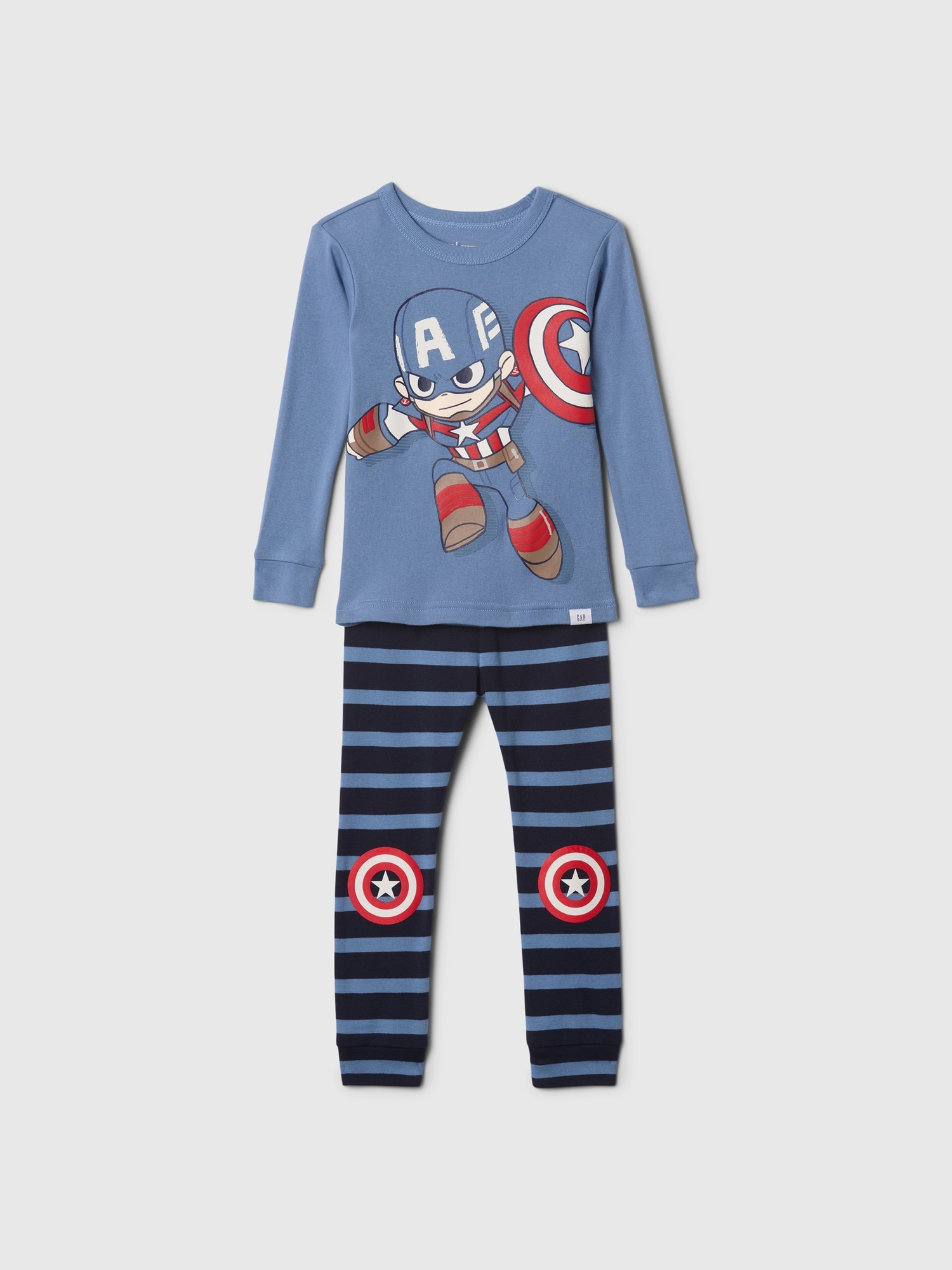 PYJAMA MARVEL EN COTON BIOLOGIQUE BROSSÉ POUR BÉBÉ ET TOUT-PETIT