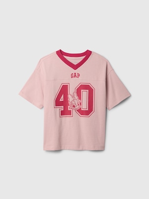 Gap × ディズニー バーシティ GAPロゴTシャツ (キッズ)