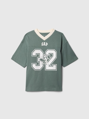 Gap × ディズニー バーシティ GAPロゴTシャツ (キッズ)