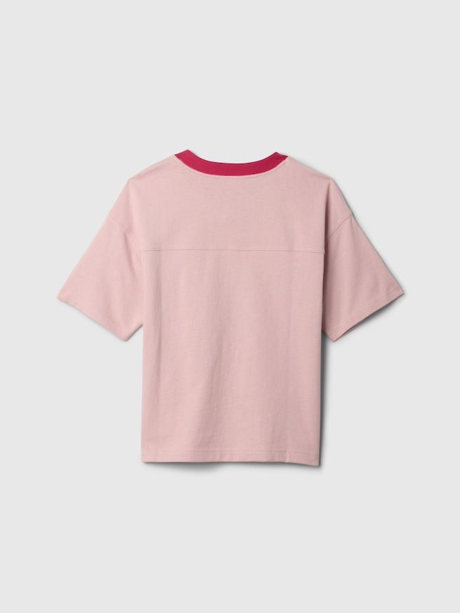 Gap × ディズニー バーシティ GAPロゴTシャツ (キッズ)-1