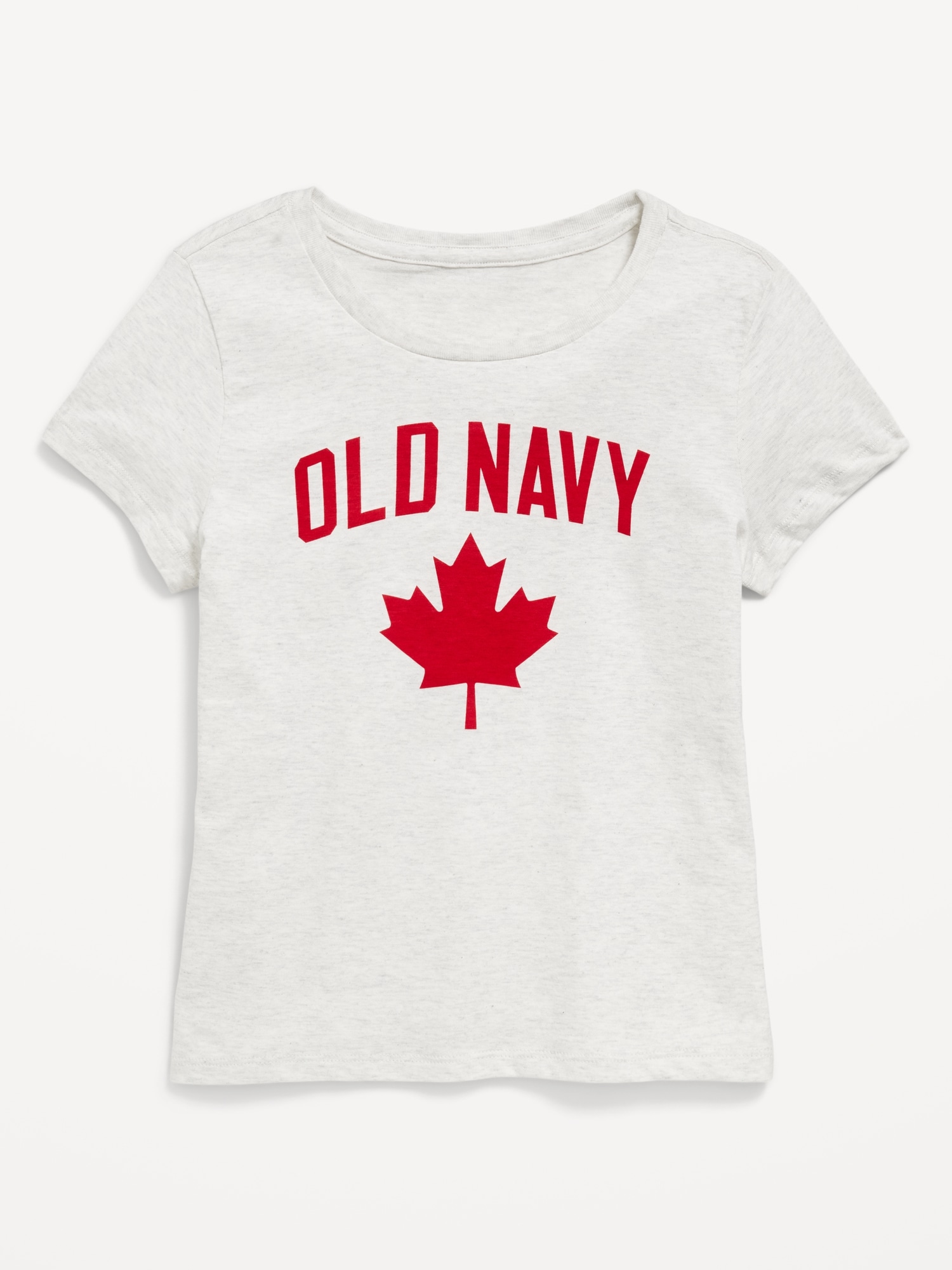 T-SHIRT À MANCHES COURTES À LOGO CANADA IMPRIMÉ POUR FILLE