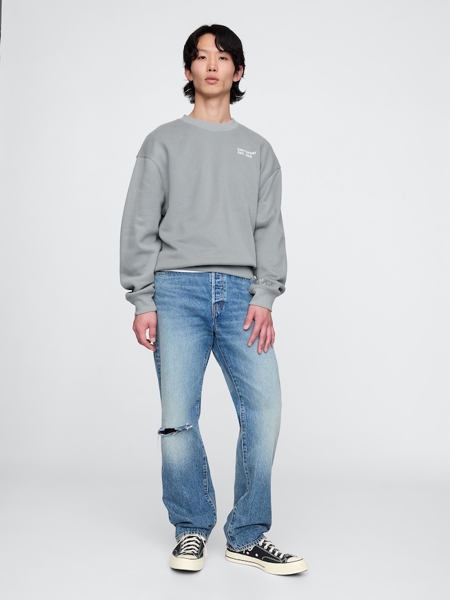 GAP SPORTロゴ クルーネックスウェット・トレーナー-2