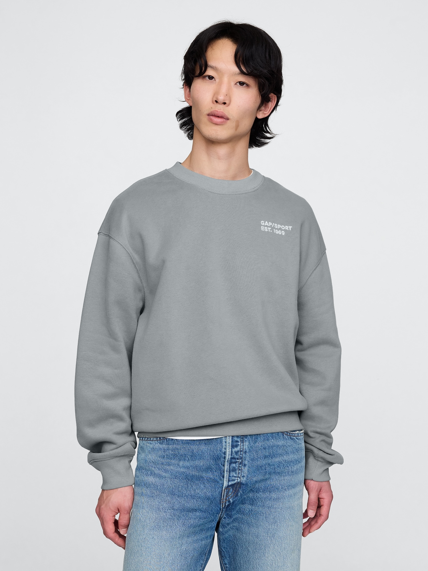 Gap Sportロゴ クルーネックスウェット・トレーナー